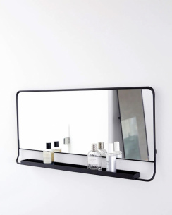 House Doctor Chic Bedroom Mirror with Shelf 80x40 cm
