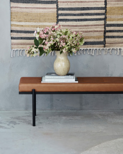 House Doctor Bench Lao Golden Brown