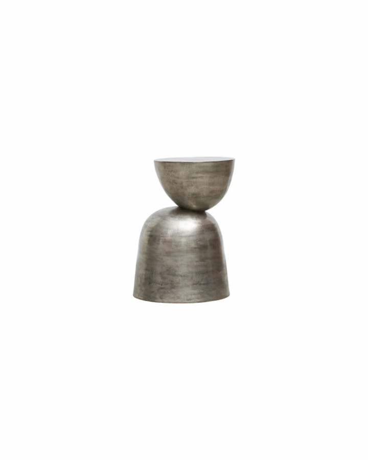 House Doctor Bedside Table Heena Metal Oxidized