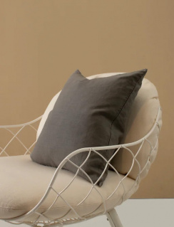 Himla Sunshine Cushion Cover Charcoal 50x50 cm