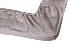 Värnamo of Sweden Kungsholmen Bamboo Fitted Sheet Sand