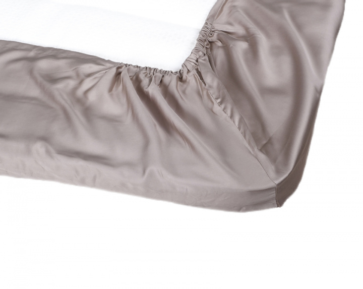 Värnamo of Sweden Kungsholmen Bamboo Fitted Sheet Sand in the group Bedding / Brands / Värnamo Bedding at Sängvaruhuset Elgen (23460100)
