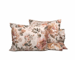 Varnamo of Sweden Duvet Cover Set Rosendal Brown