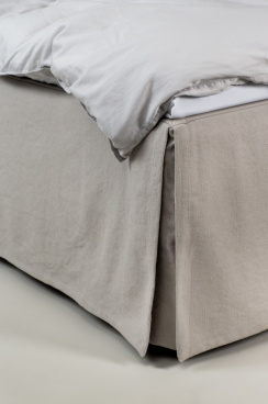 Himla Weeknight Bed Skirt Ash