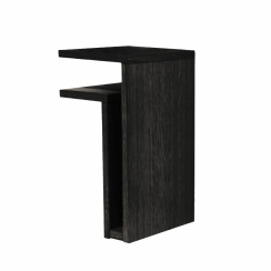Maze F-Shelf Sängynvieruspöytä Black