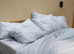 Ogland Duvet Cover Shade Ice Blue