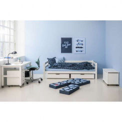 Hoppekids Eco Luxury Juniorsänky selkänojalla 90x200 cm