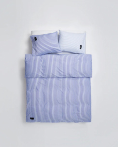 Magniberg Wall Street Oxford Dynebetræk Stripe Medium Blue