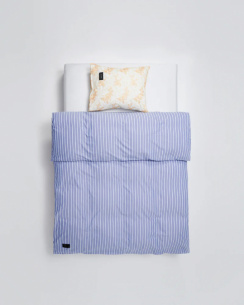 Magniberg Wall Street Oxford Dynebetræk Stripe Medium Blue