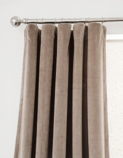 Hasta Velvet Curtain Sweet Beige