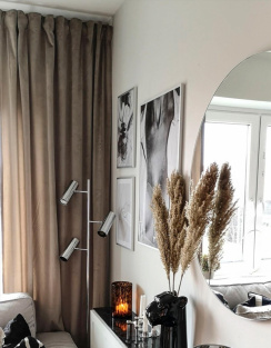 Hasta Velvet Curtain Sweet Beige