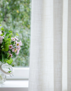 Hasta Curtain Lina Warm White