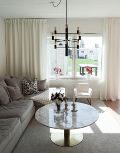 Hasta Curtain Lina Warm White