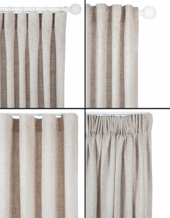 Hasta Curtain Lina Gray