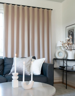 Hasta Curtain Dokie Blackout Beige Extra Tall and Wide