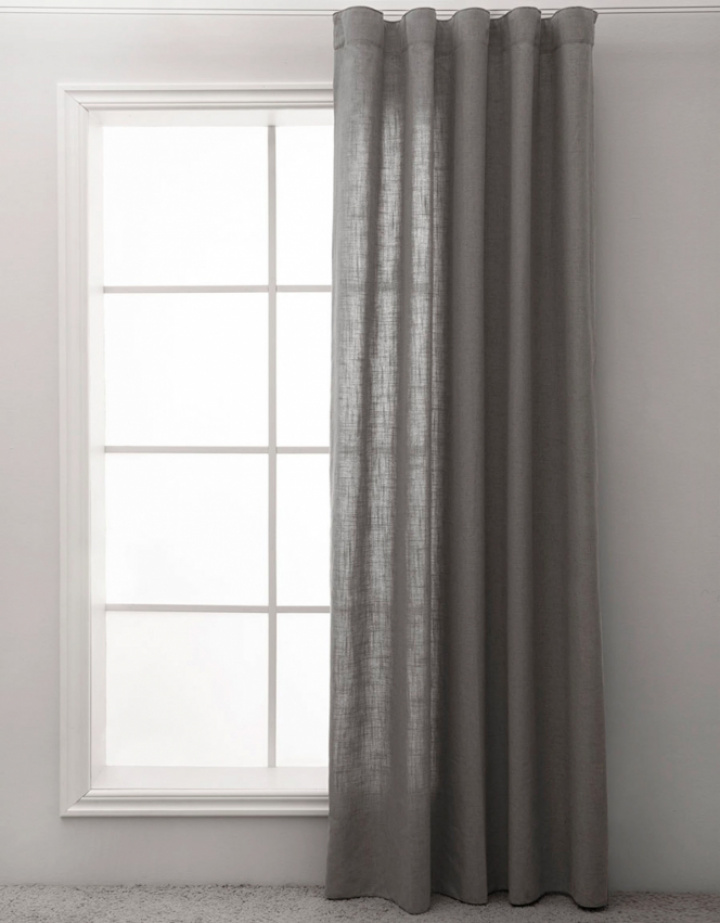Hasta Curtain Lina Dark Gray in the group Accessories / Curtains at Sängvaruhuset Elgen (48553)