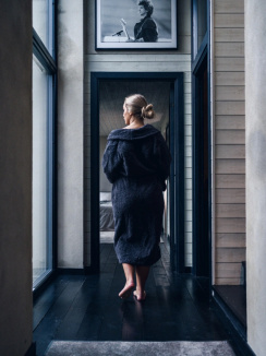 Spirit of the Nomad bathrobe Lava Grey