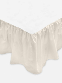 Mille Notti Laura Sengetæppe Solid Off-White