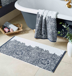 William Morris Badeværelsesmåtte Marigold Preussisk Blå 50x90 cm
