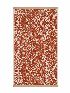 William Morris Håndklæde Strawberry Thief Linen Rust