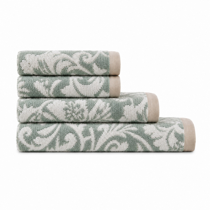 William Morris Håndklæde Pink og Rose Eucalyptus i gruppen Tilbehør / Frotté / Håndklæder hos Sängvaruhuset Elgen (502125327866900)