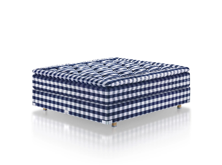 Hästens 2000T Kontinentalseng Silver Beige Check 180x210 cm