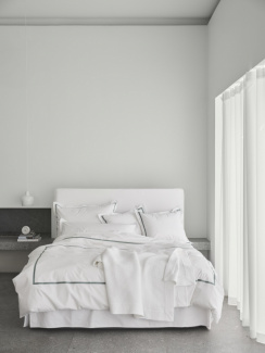 Mille Notti Ameno Bedspread White