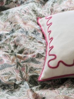 Mille Notti Pillowcase Cecina Offwhite/Pink