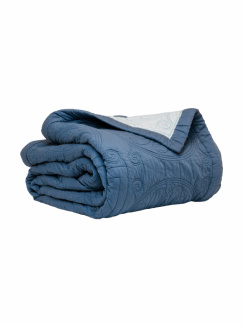 Mille Notti Bedspread Durham Dawn Blue/Light Blue
