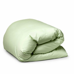 Hästens Satin Pure dynebetræk Princess Green