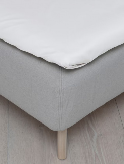 Hoie Fitted Sheet Cotton White