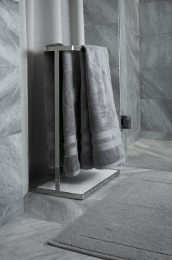 Mille Notti Portofino Bathroom Mat Gray