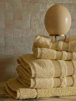Mille Notti Portofino Bathroom mat light yellow