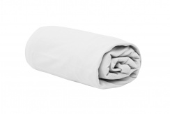 Hoie Jersey Fitted Sheet White