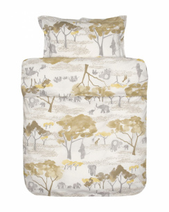 Hoie Duvet Cover Set for Kids Sattao Brown