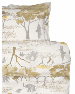 Hoie Duvet Cover Set for Kids Sattao Brown