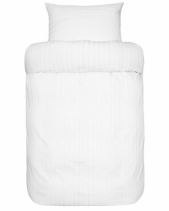 Hoie Duvet Cover Set Milano Satin White
