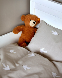Hoie Duvet Cover Set for Kids Nice Beige
