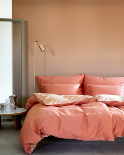 Hoie Pussilakanasetti Oslo Satin Peach