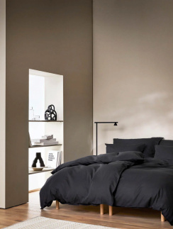 Hoie Duvet Cover Set Harmoni Muted Black 150x210 cm