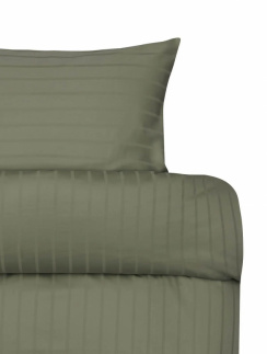 Hoie Duvet Cover Set Milano Satin Muted Green 150x210 cm