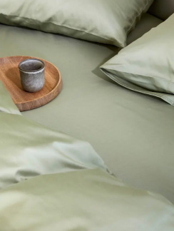 Hoie Duvet Cover Set Harmony Light Green 150x210 cm