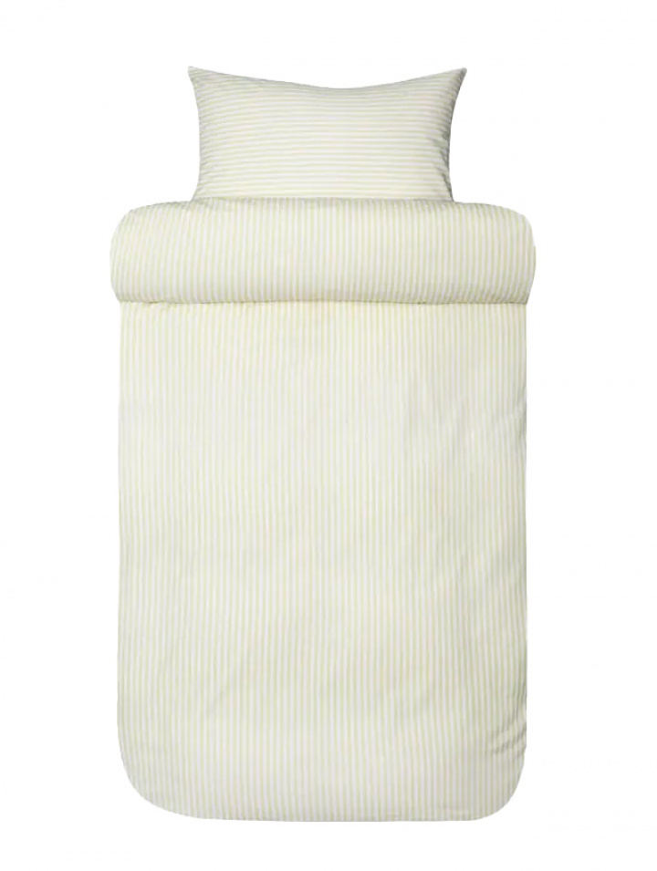 Hoie Duvet Cover Set Tor Soft Lime 150x210 cm in the group Bedding / Brands / Hoie Bedding at Sängvaruhuset Elgen (70007960)