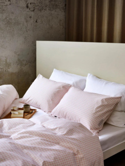 Hoie Duvet Cover Set Nils Light Pink 150x210 cm