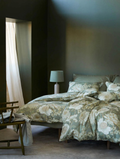 Hoie Duvet Cover Set Isabell Soft Green