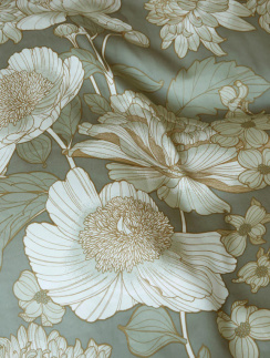 Hoie Duvet Cover Set Isabell Soft Green