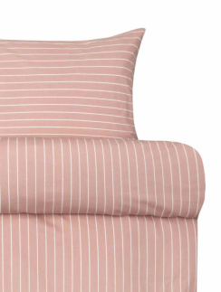 Hoie Duvet Cover Set Pia Warm Pink 150x210 cm