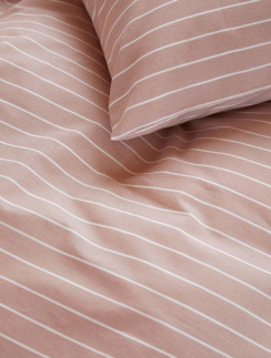 Hoie Duvet Cover Set Pia Warm Pink 150x210 cm