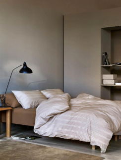 Hoie Duvet Cover Set Magnus Caramel Brown 150x210 cm
