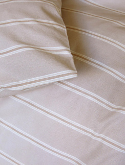 Hoie Duvet Cover Set Magnus Caramel Brown 150x210 cm